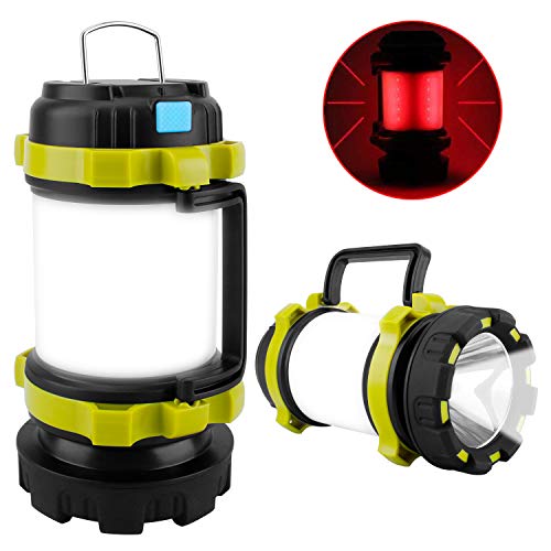 Arfbear LED Handscheinwerfer Multifunktionale Camping Lampe 800LM 3600 mAh wiederaufladbare Powerbank geeignet für Camping, Angeln, Abenteuer, Wandern, Notfall usw