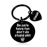 STVK Young Men Gifts Age 20s - Don't Do Stupid Sh T Keychain, Graduation Gifts for Kids Classroom, Sons Birthday Gift, Keychain for Men Who Have Everything, Coolest Gift for 18/19 Year Old Boy