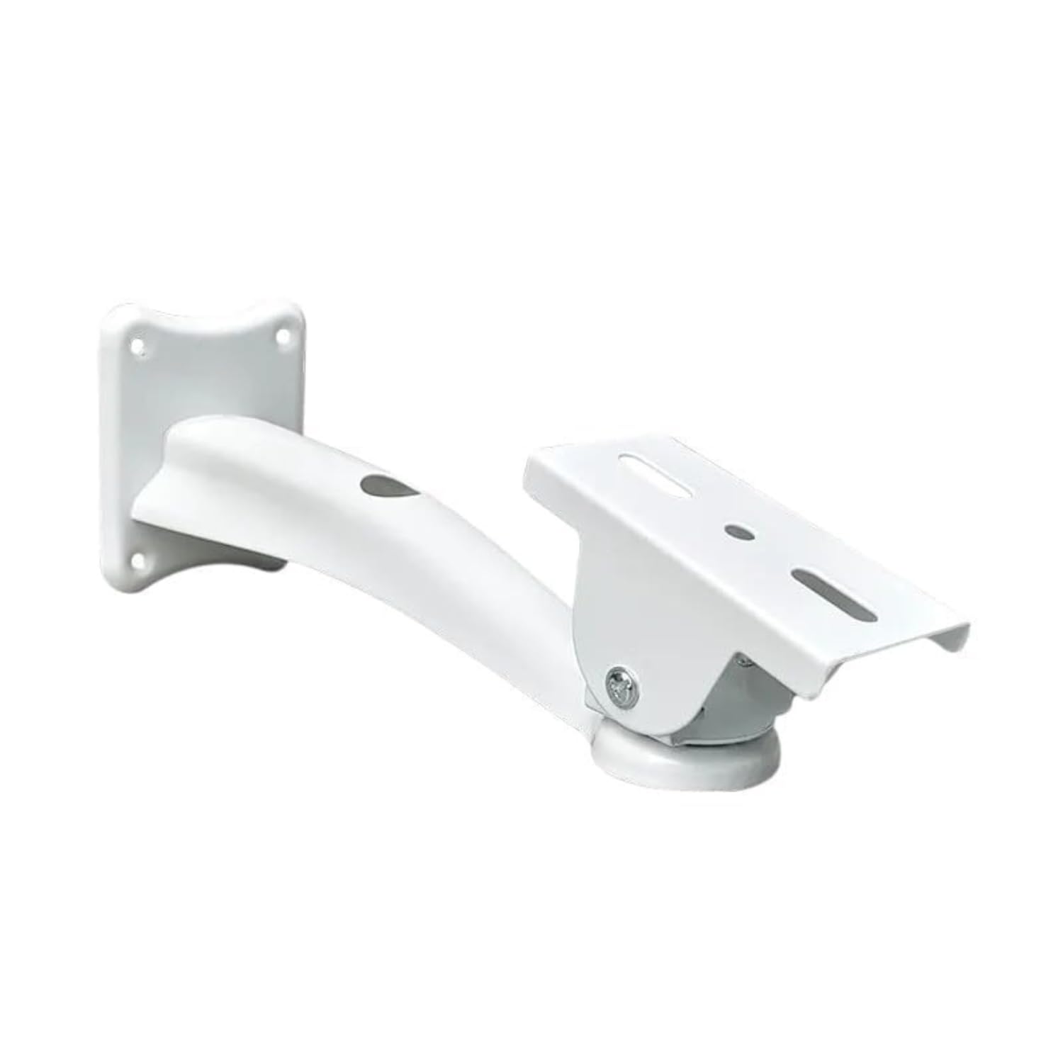 Universal CCTV Security Camera Wall Mount Bracket Stand, 7-Inch (18cm) Length, 90° Adjustable Tilt, Weatherproof Indoor/Outdoor Support, White - Pack of 1-image-47