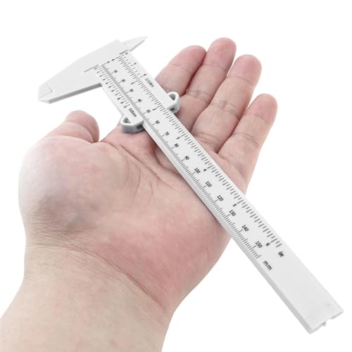 Calibrador Vernier Mini 0-150mm Plástico Métrico e Imperial miniatura 6