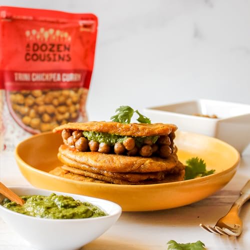 A Dozen Cousins Bean Variety Pack (6-Pack) Prepared Food Pouch, Ready to Eat Meal in Seasoned Avocado Oil, Premade Microwave Meal, Black, Pinto, Chickpea Beans, Gluten Free, Plant Protein & Fiber