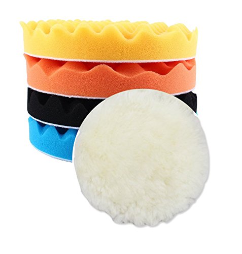 OxoxO - Set di 5 tamponi per lucidatura, 180 mm