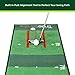 Indoor Putting Mat with Putt Alignment Training Aid, Golf Putting Green with Silicone Cup and Targets, Putting Matt for Indoors (Pro)