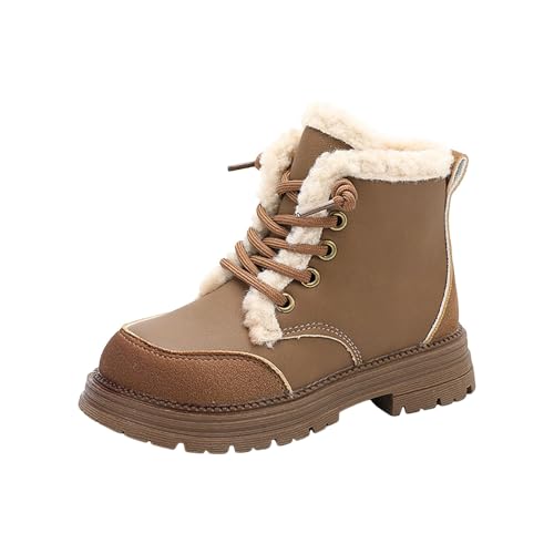 IWIHMIV Toddler Ankle Boots Toddler Winter Boot Toddler Girl Winter Shoes Toddler Snow Boot Warm Waterproof Non Slip Winter Shoes4