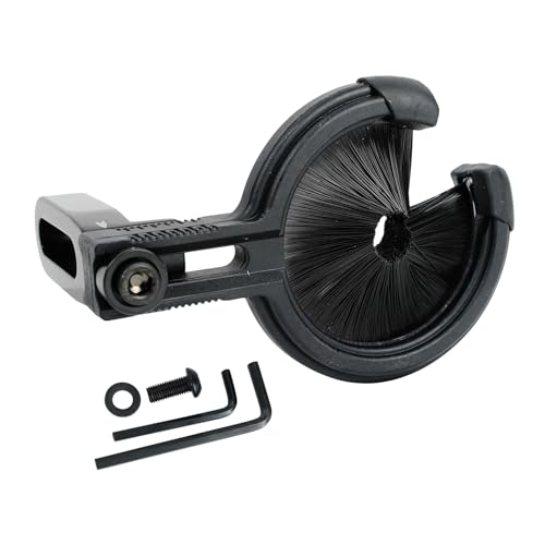LWANO Archery Arrow Rest Capture Brush Whisker Biscuit Arrow Rest for Compound Bow and Recurve Bow Hunting Shooting Targeting - Black