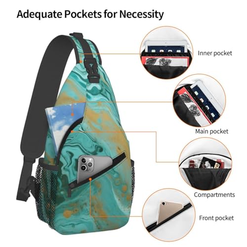 Bolso Cruzado de Pecho para Hombre Negro miniatura 4