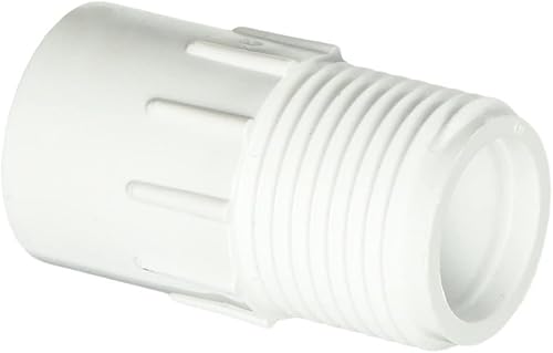 Orbit Paquete de 10 adaptadores de manguera a tubería de PVC MHT de 12 pulgada x 34 pulgadas