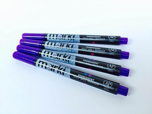 marki Permanent Golf Ball Marker 4-Pack Purple