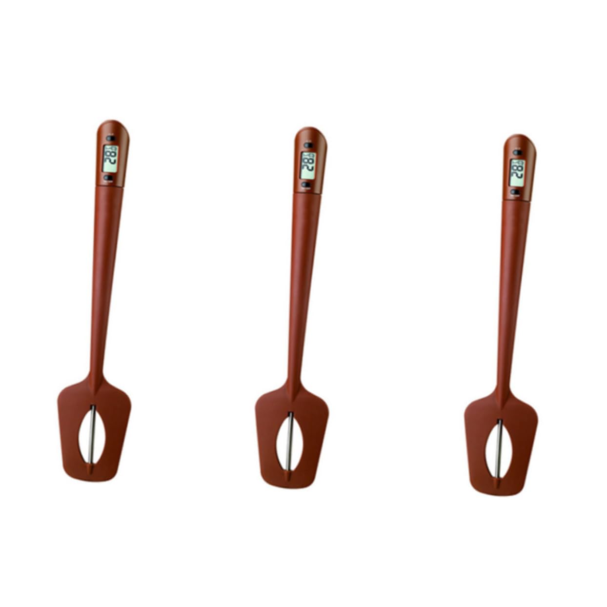 SOLUSTRE Digital Baking Thermometer and Kitchen Spatula Thermometer Fast Accurate Temperature Reader for Cooking Candy Making and for Sauces and More