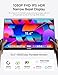 c-force Portable Monitor 15.6 inch FHD 1080P USB C HDMI Ultra-Slim IPS Computer Display w/Speakers, HDR Plug & Play, External Portable Monitor for Laptop PC Phone Mac Xbox PS5 Switch