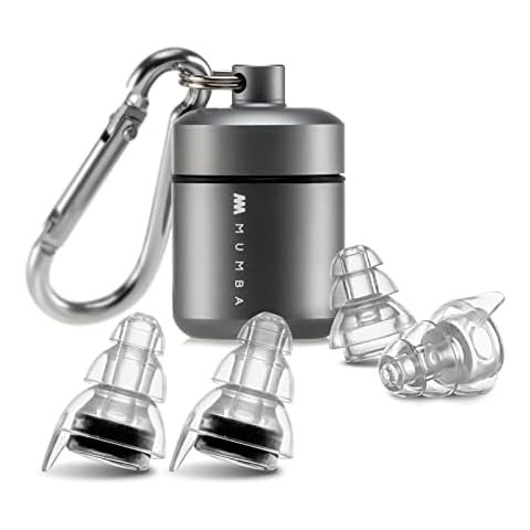 High Fidelity Concert Earplugs, Reusable Musicians Ear Plugs, 24dB Advanced Filter Technology Ear Protection Cover