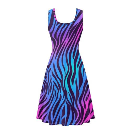 Image of Dreaweet Casual Sleeveless Dresses for Women Girls, Round Neck Tank Dresses with Pockets Summer Sundress Size XS-4XL