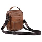 vintage ledertaschen ebay TRAGEMÖGLICHKEITEN: Diese Tasche ist vielseitig einsetzbar und bietet Ihnen bequeme Trageoptionen. Mit einem langen Riemen und einer stabilen Gürtelschlaufe können Sie ihn als Crossbody auf Ihrer Schulter oder als Gürteltasche tragen. Beide bieten Ihnen die Möglichkeit, Ihre Artikel in Reichweite zu halten. Wenn Sie es eilig haben, können Sie es schnell durch den oberen Griff gschnappen und los geht's.