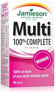 Jamieson 100 percent Complete Multivitamin for Women - 90 Caplets