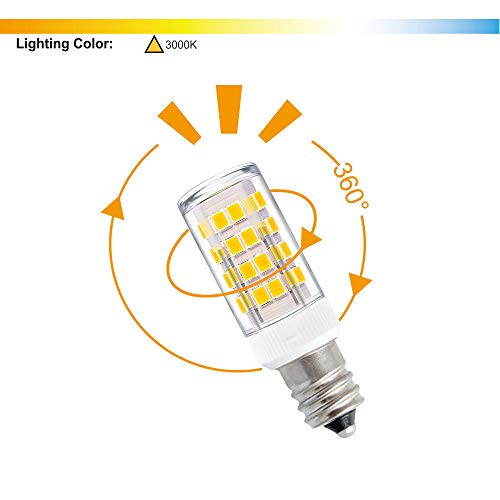 E12 Ses Led Light Bulbs Capsule Bulbs Small Led Corn Light Bulbs 5W Ac110-120V 400Lm Warm White 3000K Chandelier Candelabra Light Bulbs 6 Pack By Enuotek #TOP4