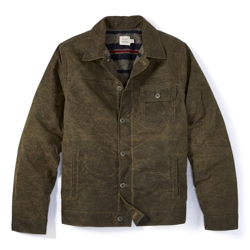 Flint and Tinder Wool-Lined Waxed Trucker