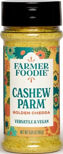 Farmer Foodie, Cashew Parm Golden Chedda Vegan, 3.5 Ounce