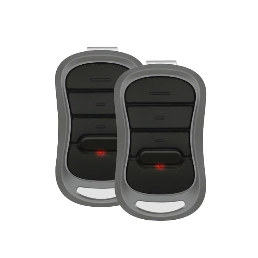 Genie G3T-R 3ボタンリモート リモコン 2個セット Genie (G3T-R) 3-Button Garage Door Opener Remote Bundle