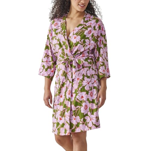 Image of Vera Bradley Women's Cotton Cozy Knit Robe (Extended Size Range)