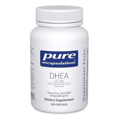 Pure Encapsulations DHEA 25 Mg - Supplement For Immune Support, Hormone Balance, Metabolism Support, And Energy Levels* - With Micronized DHEA - 180 Capsules