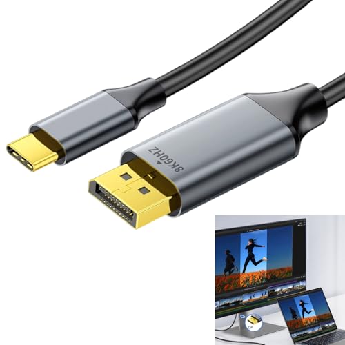 Adaptateur USB C vers 1.4 mâle 8K 60Hz COOLHOOD pour pc portable