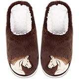 Jeasona Horse Slippers for Women Gifts for Women Mom Grandma Wife Daughter Warm