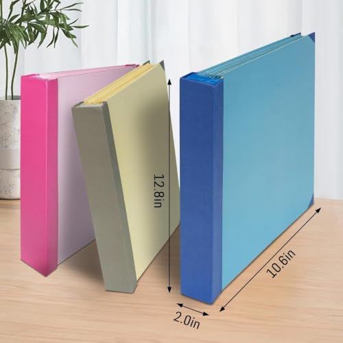 Image of Expanding File Folder with Button Closure, Accordion Document Organizer with Numbered Tabs, Hard Cover Board for Bills, Certificates, Office & School Papers, Document Organizer-Blue