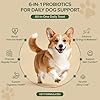 Probiotics for Dogs - Dog Probiotics for Yeast, Itchy Skin and Itchy Ears, Digestive Health, Diarrhea Relief, Gut & Immune Support - with 7 Enzymes, 3 Prebiotics & Omega-3 (Duck 30ct) #1