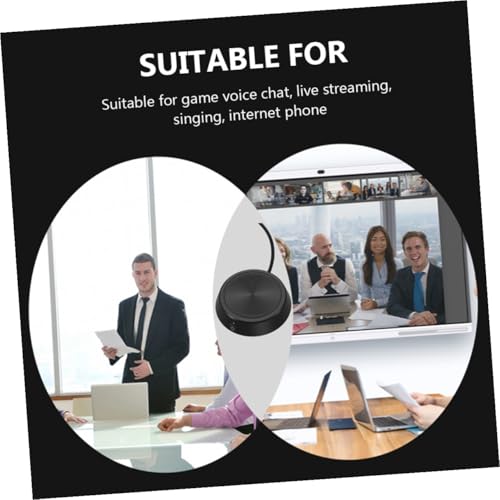 Microphone USB de bureau anti-bruit pour visioconférence sur ordinateur