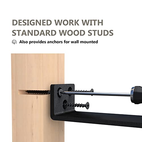 Neodrop ND-1210WSB 12-Pack 10 Inch Floating Shelf Brackets, Heavy Duty Hidden Shelves Bracket thumb #4