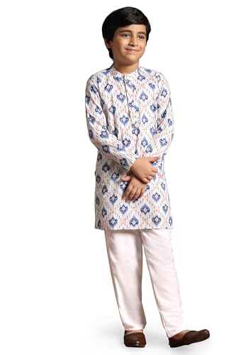 Image of Fashion Dream Boy Teal Kurta Pyjama Set|Boy Kurta Set|Kurta Pyjama Set