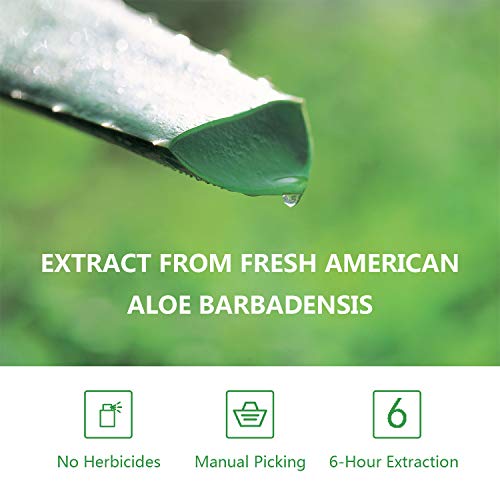 Benatu Aloe Vera Gel For Face And Hair(8.8 Fl Oz), 100% Pure Plant Fresh Extract, Facial Moisturizer For Sunburn Relief, Ance, Skin Care #TOP4