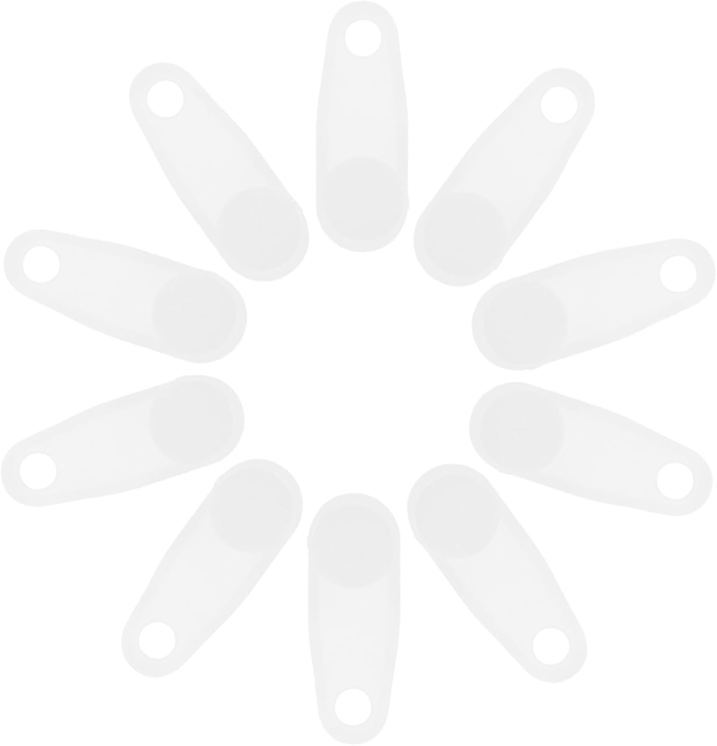 Curtain pulley, 100pcs Curtain Track Ceiling Mount Lifting Hooks Plastic White