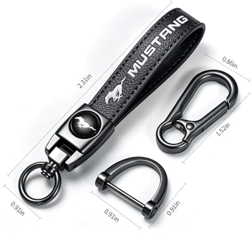 Image of Car Keychain Key Ring Accessories black