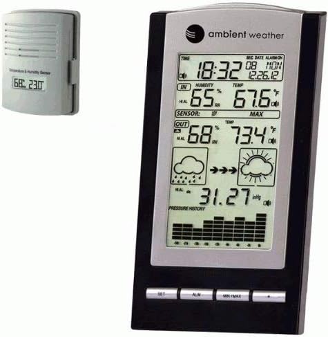 Ambient Weather WS-1171B Wireless Advanced Weather Station with Temperature, Dew Point, Barometer and Humidity