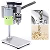110V DIY Mini Tabletop Drill Press, 2 Speed Wood Metal Work Craft Bench Small electric Drilling Machine Stand Workbench for Metal Drilling, Plastic Drilling, Wood Drilling, Make Beads