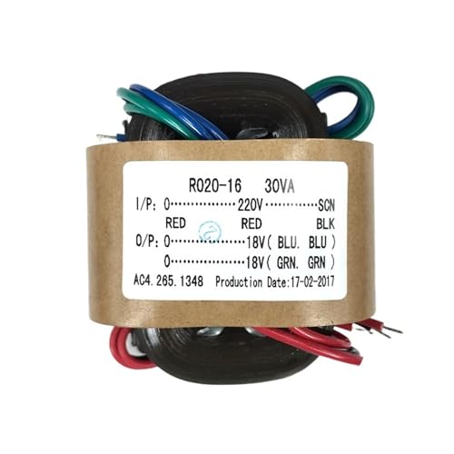 Transformateur de puissance de type R éliminant le ronflement hifi pour préamplificateur 18V
