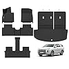 Bingoliner Floor Mats for 2026 Hyundai Palisade Gas (Not for Hybrid)(7/8 Seats) - All Weather for Hyundai Palisade Gas Floor Mats & Trunk Mat with Backrest Mats Protector Accessories