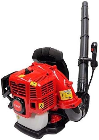 eSkde 43cc Professional Back Pack Leaf Blower with High Power 2 Stroke Engine and Padded Harness