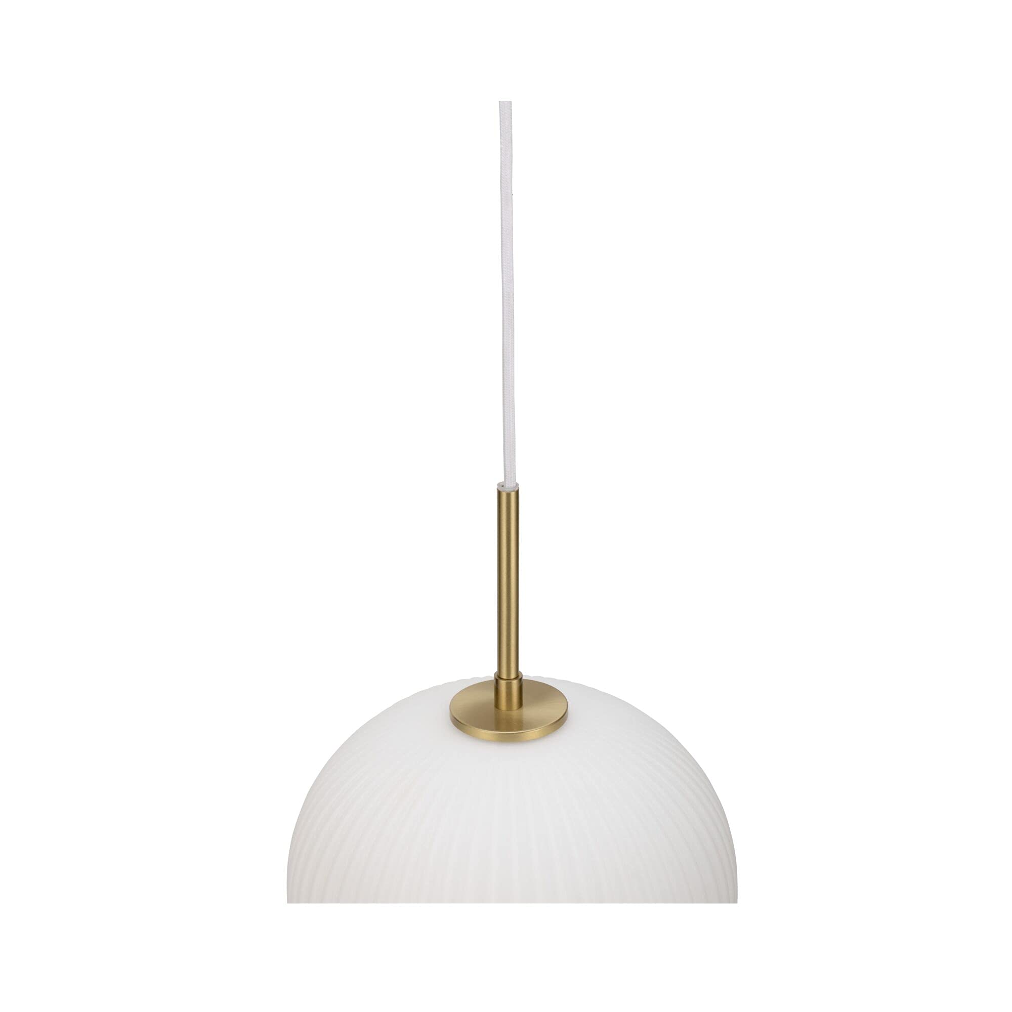 Pauleen 48233 Luminaire en suspension Splendid Delight 20 watts max. blanc, doré, verre, métal E27