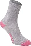 Craghoppers Damen Nlife Reisen SGL Socken, SFT Grau MRL, 3-5