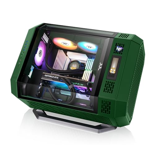Image of Thermaltake CT140 EX ARGB Sync PC Cooling Fan 3 Pack, PWM 500~1800 RPM, 5V Motherboard Sync, 16.8 Million Colors 9 LEDs, MagForce 2.0 Connectors, Hydraulic Bearing, Racing Green, CL-F222-PL14RG-A