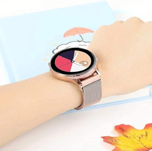 Image of 22 MM Strap, Compatible with Galaxy Watch 3 45mm /Sam-sung Galaxy Watch 46mm /Gear S3 Frontier /Classic Band, 22mm Stainless Steel, Metal Strap for Galaxy Watch 46mm Smartwatch