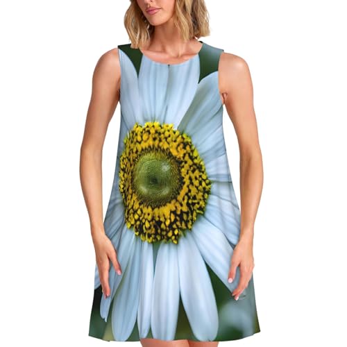 Robe d'été marguerite blanche voyagez léger avec cette tenue de vacances pliable