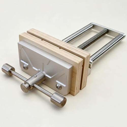 Abrazadera Lateral para Banco De Trabajo De Carpintería, Tornillo De Banco De Alta Resistencia, Rango De Sujeción De 0 A 260 Mm, con Riel Guía Doble, Abrazadera De Fuerza Inercial, para