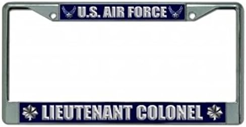 U.S. Air Force Lieutenant Colonel Chrome Frame