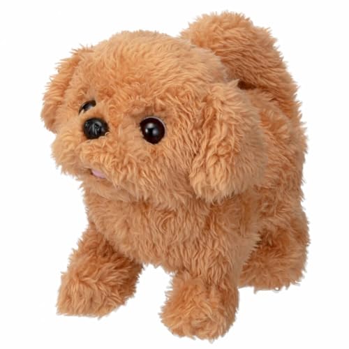 イワヤ(IWAYA) ピッコリーネ トイプードル 電池で動くぬいぐるみ 3歳 本体サイズW115×H150×D175mm 3324-2