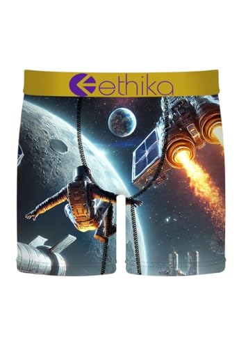 Ethika Mens MID Boxer Brief | Floating Astro