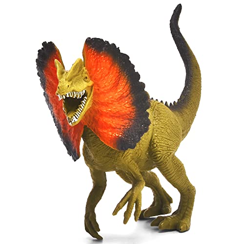 Dickie Toys - Dino Commander (40 cm) - Spielzeug-Auto „Jeepster Commander inkl. Anhänger mit Figur Plus 2 Dinosaurier - Spielzeug für Kinder ab 3 Jahren, Mehrfarbig, 203837024