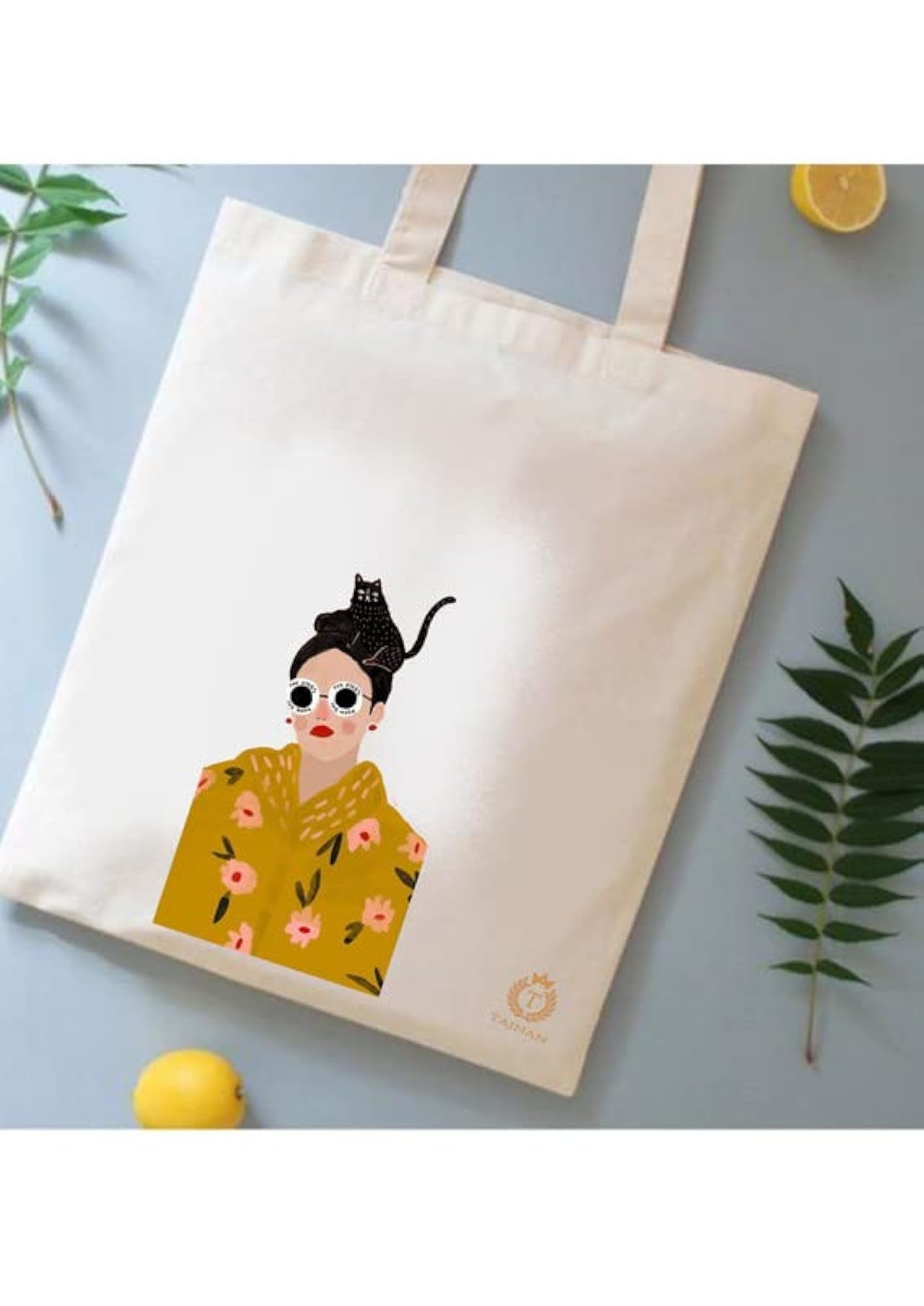 Organic Cotton Grocery Tote Bag, Eco-Friendly Multi-Purpose
